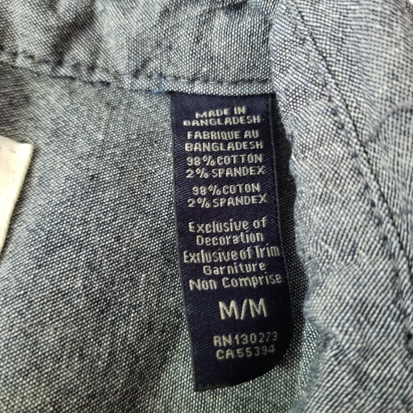 WRANGLER Set of 2 Woven Twill Classic Short Sleeve Shirts Size M - Picture 10 of 13